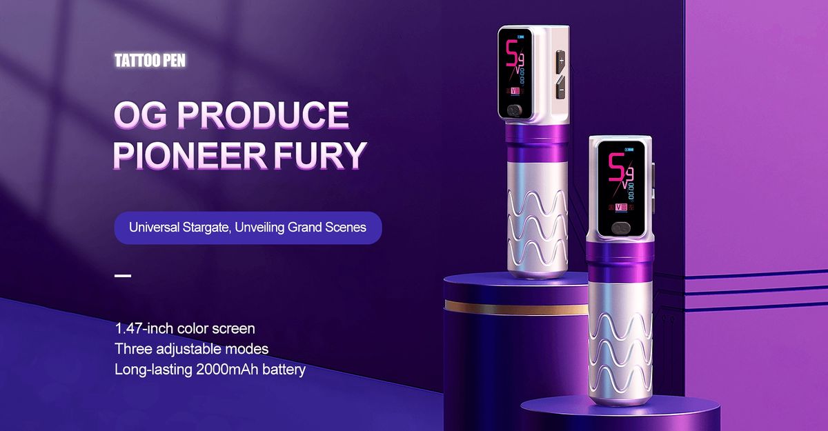 タトゥーマシン OG FURYIIWirelessTattoo Pen OG Fury II - Wireless